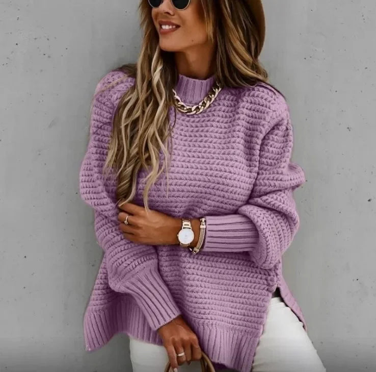Sweter z rozcięciami